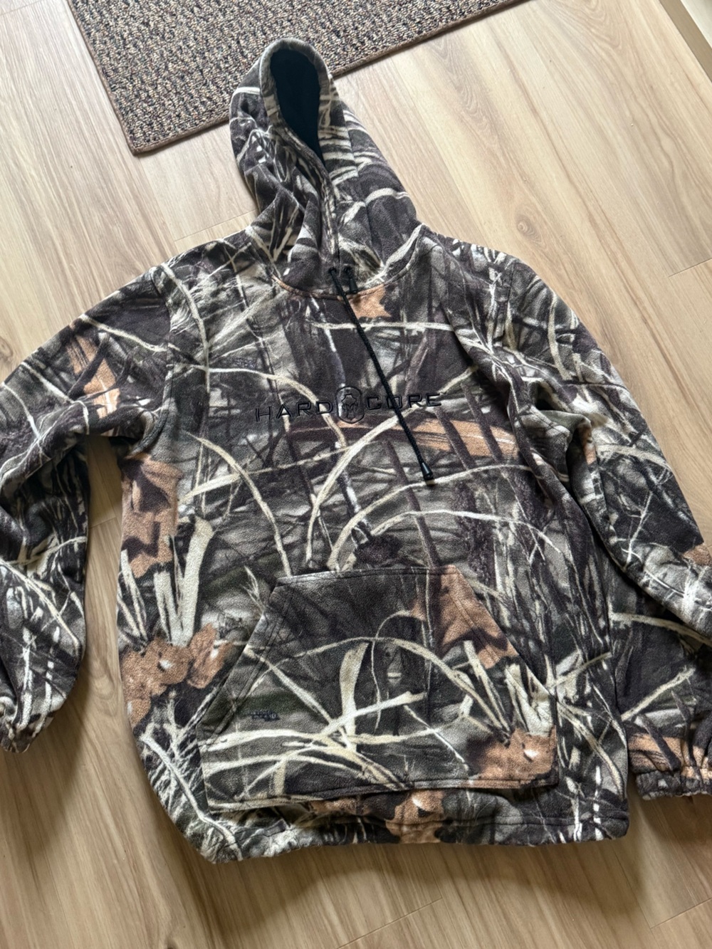 Hard Core Men's duck hunting Camo Hoodie
